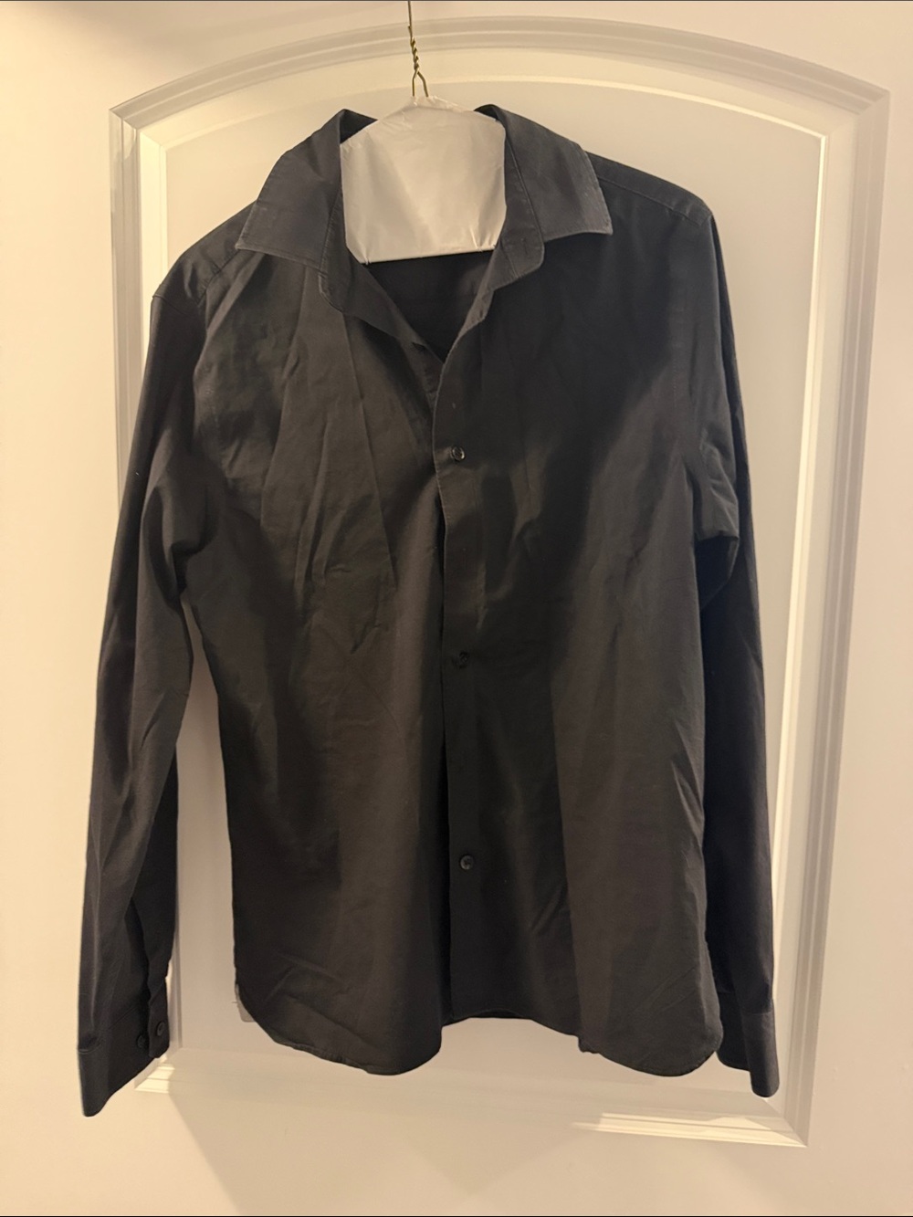 Van Heusen Men’s Black Button-Front Shirt Jacket